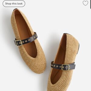 Madewell Remy Maryjane Flat Raffia